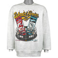 MLB (Pro Player) - Indians VS Marlins World Series Matchups Crew Neck Sweatshirt 1997 Large Vintage Retro Baseball