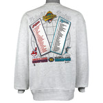 MLB (Pro Player) - Indians VS Marlins World Series Matchups Crew Neck Sweatshirt 1997 Large Vintage Retro Baseball