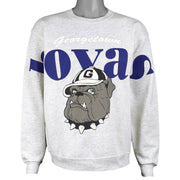 Santee Georgetown Hoyas light-gray crew neck sweatshirt front view