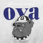 Georgetown Hoyas oversized bulldog graphic detail