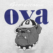 Georgetown Hoyas oversized bulldog graphic detail