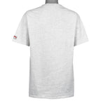 Vintage NFL (Nutmeg) - Los Angeles Raiders AFC Western Division T-Shirt 1990s Large in black and gray
