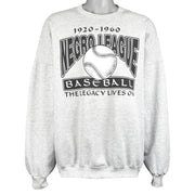 MLB (Hanes) - The Negro Leagues Baseball Sweatshirt 1990s XX-Large Vintage Retro Baseball