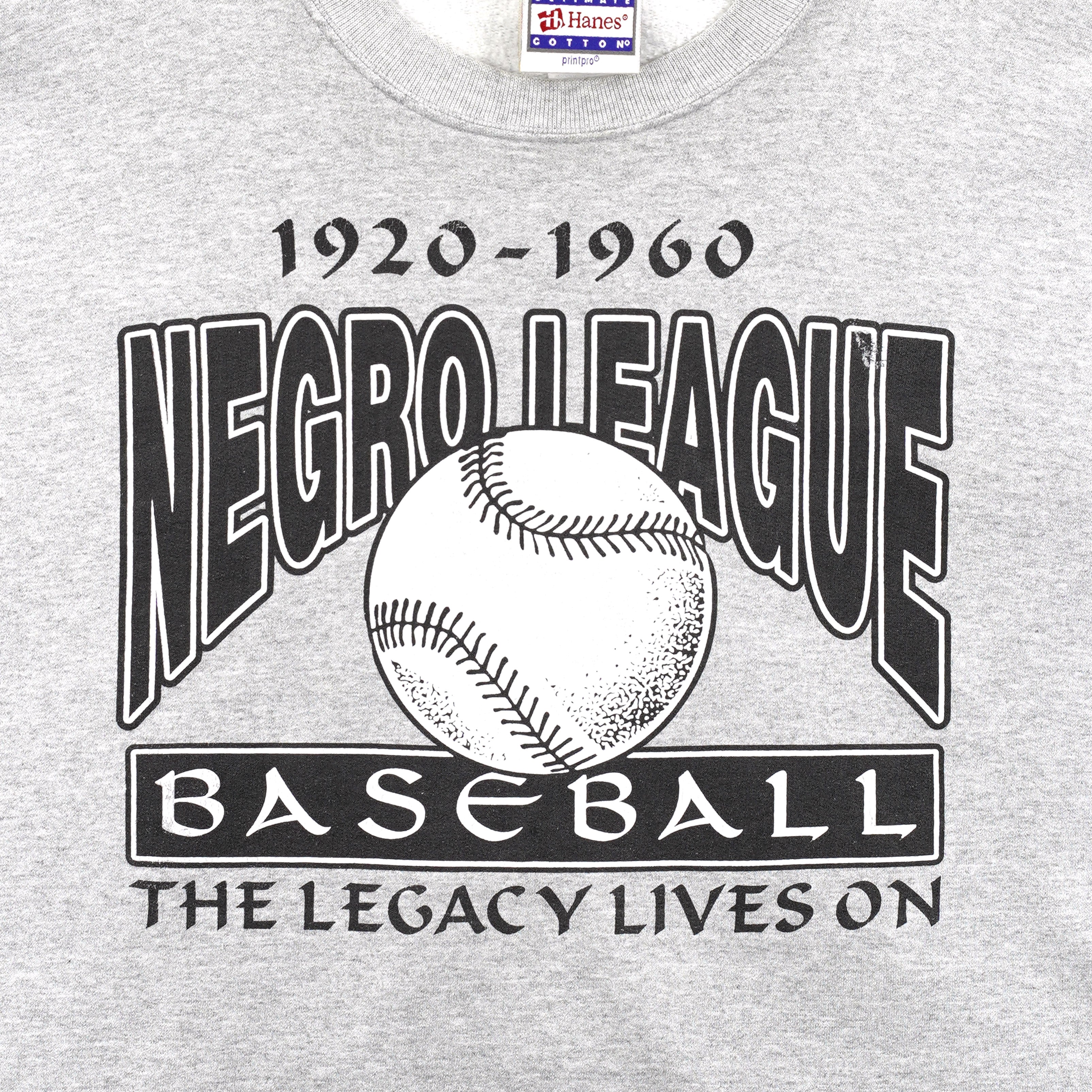 MLB (Hanes) - The Negro Leagues Baseball Sweatshirt 1990s XX-Large Vintage Retro Baseball