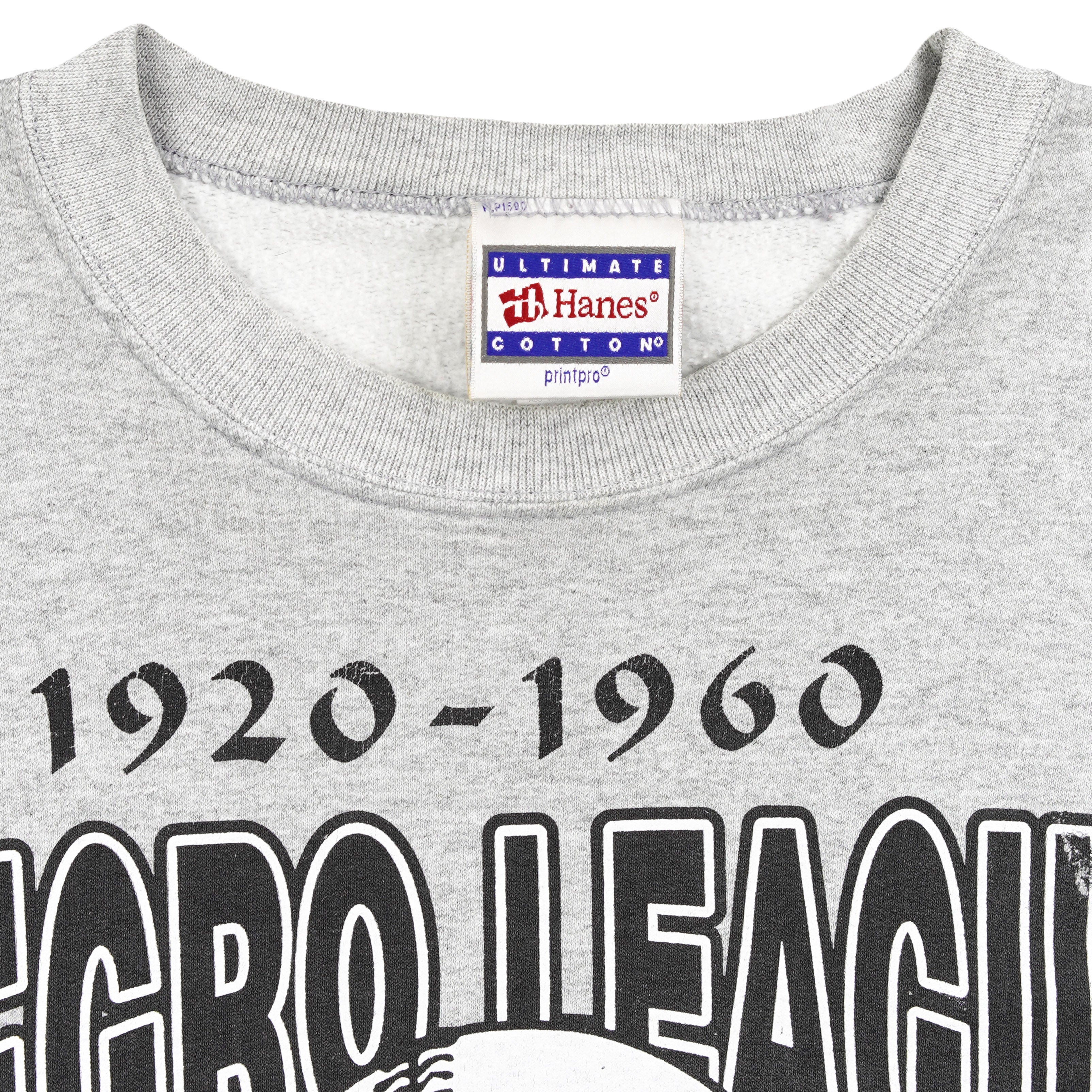 MLB (Hanes) - The Negro Leagues Baseball Sweatshirt 1990s XX-Large Vintage Retro Baseball