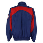Back of the Starter jacket with broad red shoulder panels