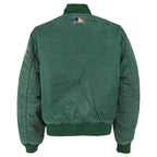 Vintage Starter (MLB) - Oakland Athletics Reversible Jacket 1990s Medium in green and beige