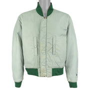 Vintage Starter (MLB) - Oakland Athletics Reversible Jacket 1990s Medium in green and beige