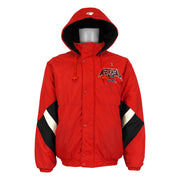 Starter (NCAA) - Nebraska Huskers Hooded Insulated Jacket 1990s Large