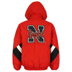 Starter (NCAA) - Nebraska Huskers Hooded Insulated Jacket 1990s Large