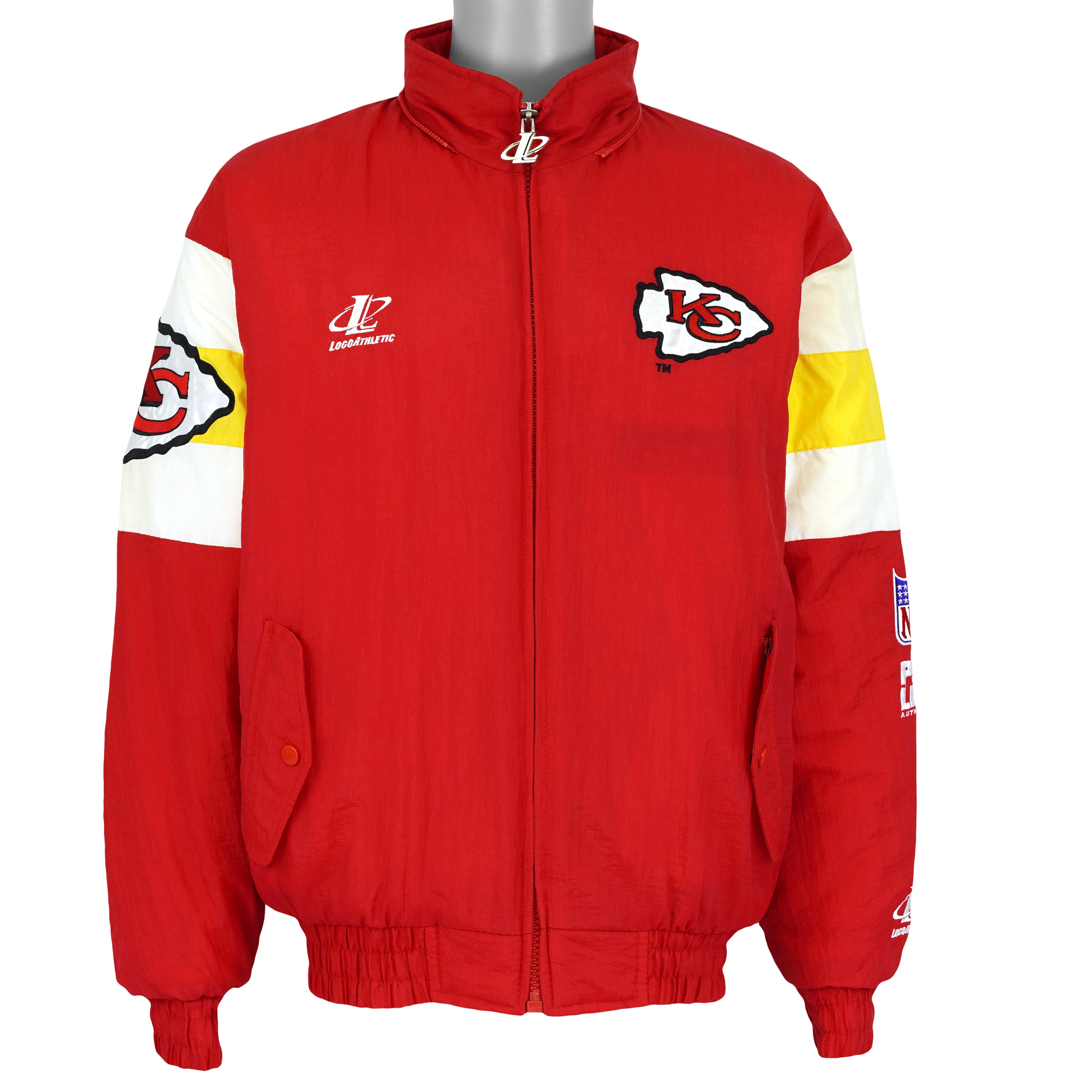 NFL (Logo Athletic) - Kansas City Chiefs Pro-Line Puffer Jacket 1990s Large
