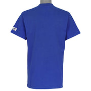 Los Angeles Dodgers Logo Athletic blue T-shirt back view