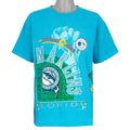 Florida Marlins Salem Around the Horn teal T-shirt front