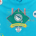 Florida Marlins MLB National League wraparound print detail