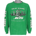True-Fan New York Jets green big logo sweatshirt front view