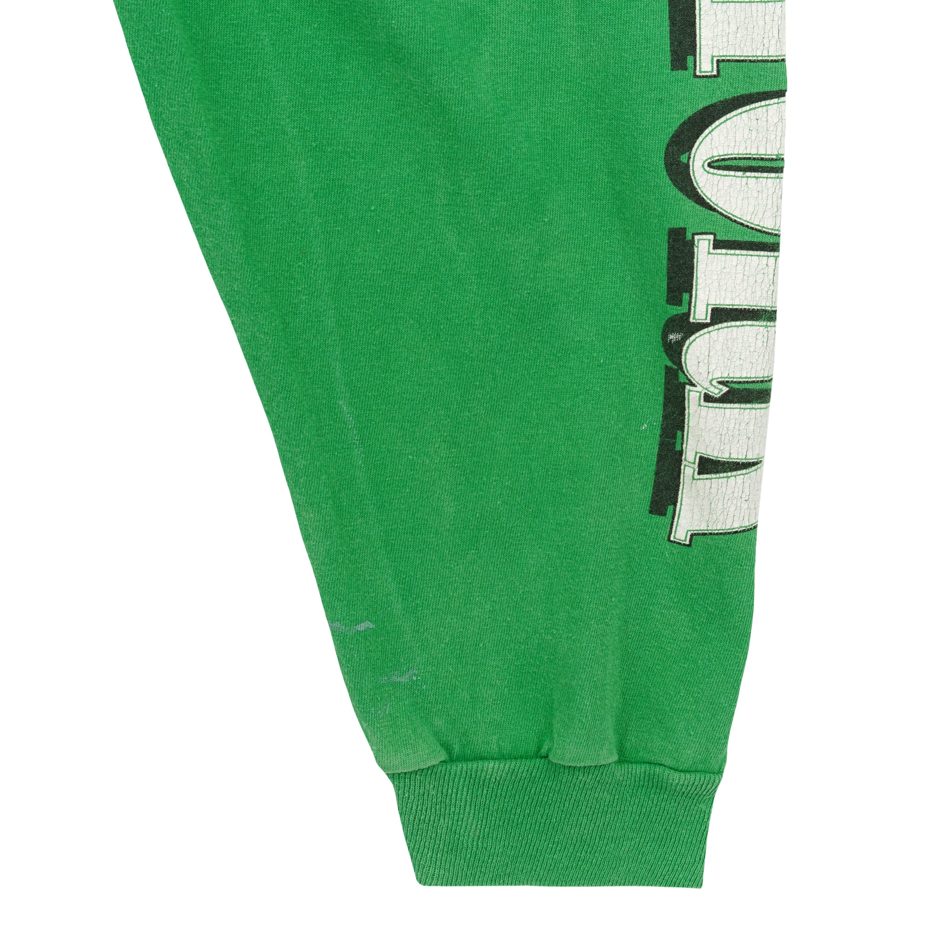 New York Jets sweatshirt sleeve marks detail