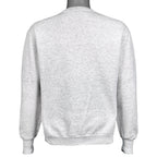 Alabama Crimson Tide Roll Tide Blockbuster Bowl graphic on a gray crewneck sweatshirt back view