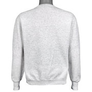 Alabama Crimson Tide Roll Tide Blockbuster Bowl graphic on a gray crewneck sweatshirt back view