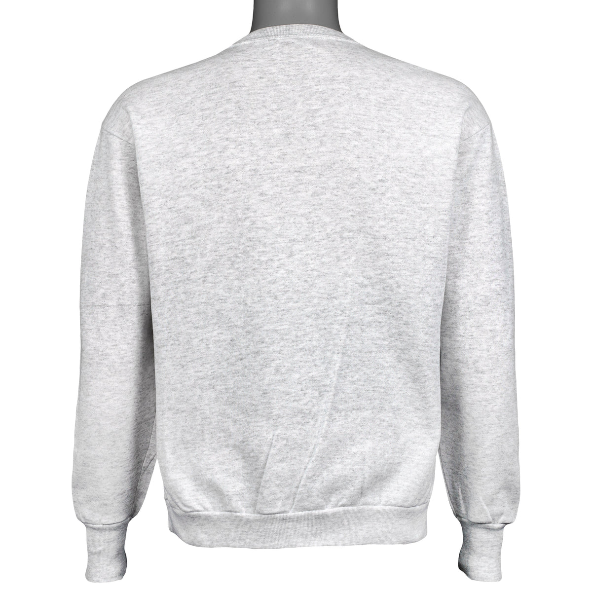 Alabama Crimson Tide Roll Tide Blockbuster Bowl graphic on a gray crewneck sweatshirt back view