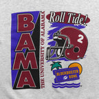 Close-up of the Alabama Roll Tide Blockbuster Bowl front graphic