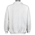 San Francisco “City by the Bay” Golden Gate Bridge graphic quarter-zip sweatshirt with a kangaroo pocket graphic detail