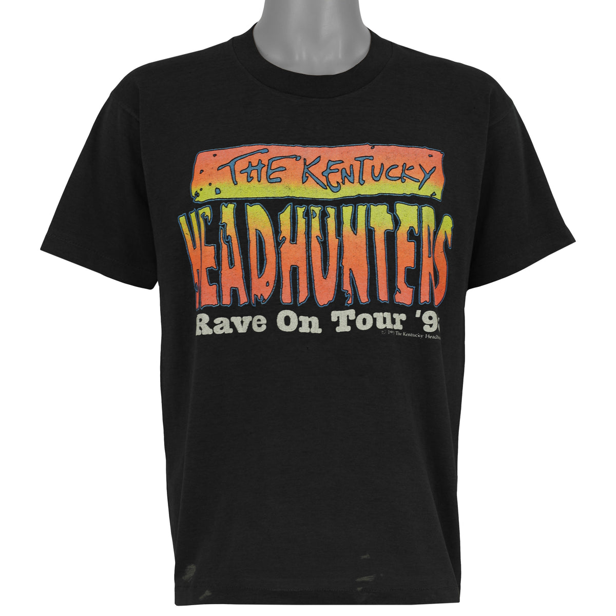 Kentucky Headhunters black Rave On Tour 1993 T-shirt front view