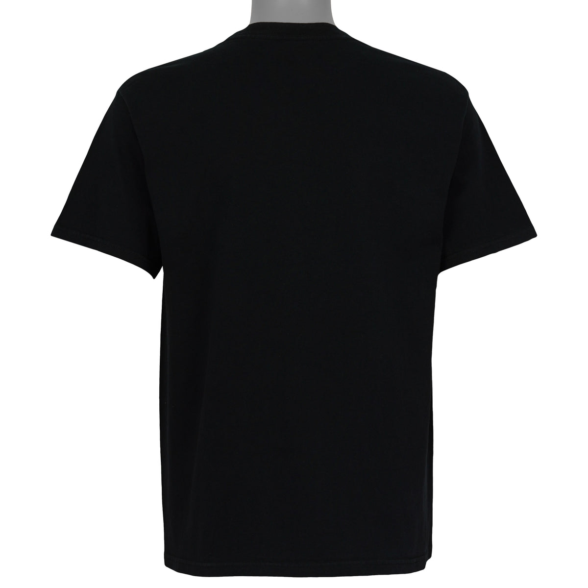 Diamond Dust black Banff Canada wolf graphic T-shirt back view