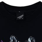Diamond Dust black Banff Canada wolf graphic T-shirt brand and size tag