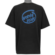 Weird Al Yankovic black Pentiums graphic T-shirt back view