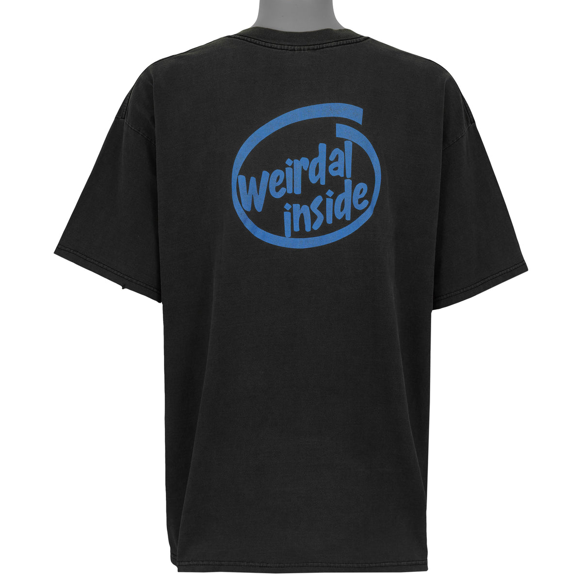 Weird Al Yankovic black Pentiums graphic T-shirt back view