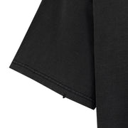 Weird Al Yankovic black Pentiums graphic T-shirt repair detail