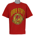 Nutmeg Iowa State Cyclones red seal T-shirt front view