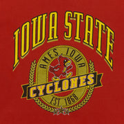Nutmeg Iowa State Cyclones red seal T-shirt graphic detail