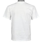 Back view of the 1998 Anvil t-shirt, showing the plain white back with the garment silhouette and seams visible