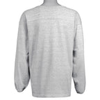 Back view of the 1993 Detroit Lions t-shirt, showing the plain gray back with the garment silhouette and seams visible