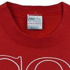 Wisconsin Badgers Rose Bowl sweatshirt Oneita size label close-up
