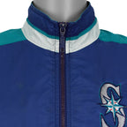 Seattle Mariners logo on the front chest and collar detail