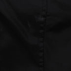 Close view of a small worn area beside a seam on the black White Sox jacket