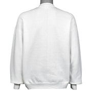 Back of the white Toronto Blue Jays World Series champions sweatshirt showing the complete garment