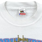 Toronto Blue Jays World Series champions sweatshirt Fruit of the Loom XL label close-up