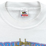 Toronto Blue Jays World Series champions sweatshirt Fruit of the Loom XL label close-up