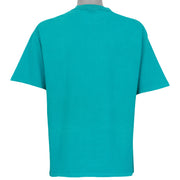 Plain teal back of the Miami Dolphins graphic T-shirt