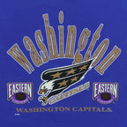 Close-up of the Washington Capitals eagle and NHL Eastern Conference print