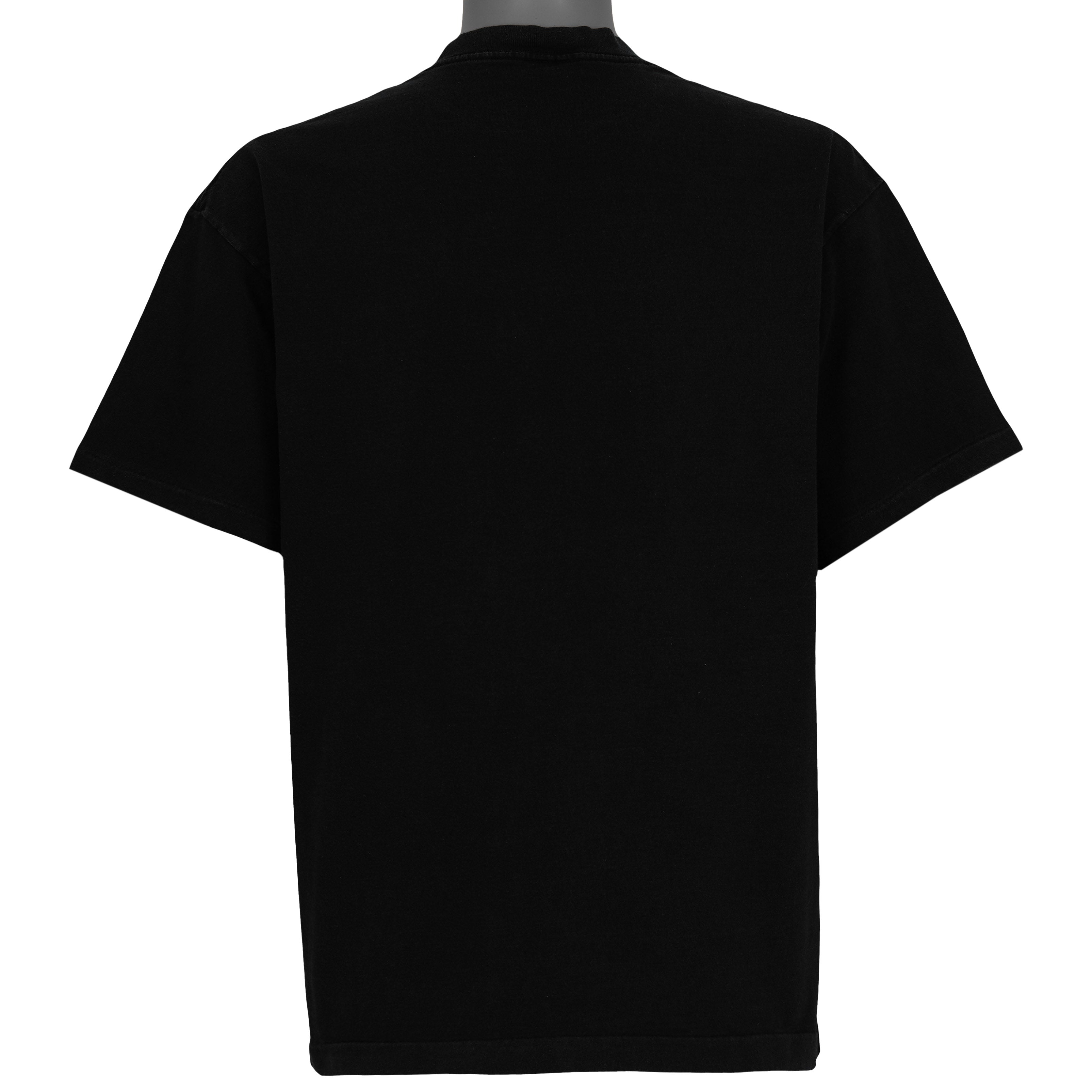 Plain black back view of the Chicago Bears Salem T-shirt