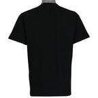 Plain black back view of the Houston Oilers Hanes T-shirt
