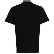 Plain black back view of the Houston Oilers Hanes T-shirt