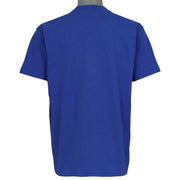 Plain blue back view of the Seattle Seahawks Screen Stars T-shirt