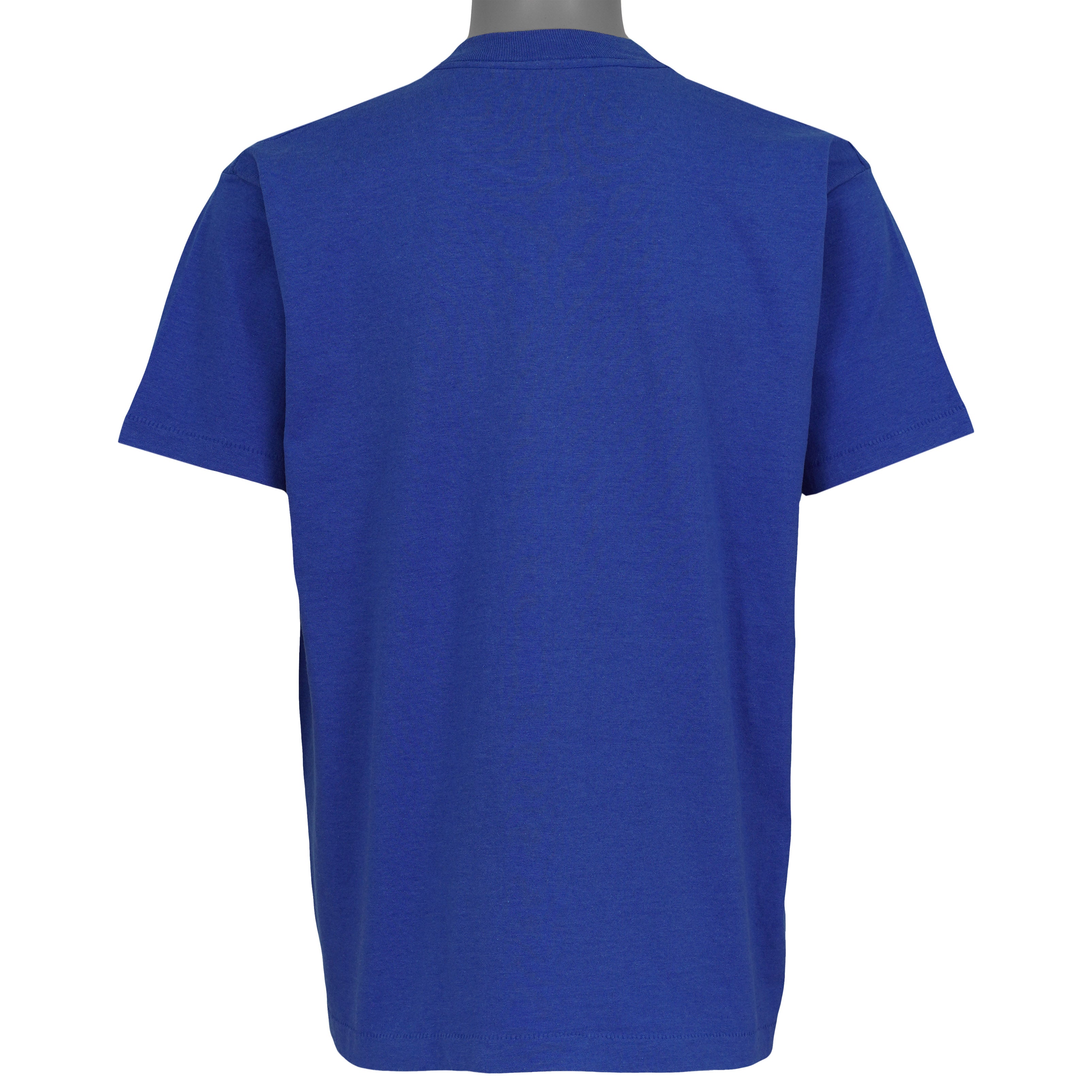 Plain blue back view of the Seattle Seahawks Screen Stars T-shirt