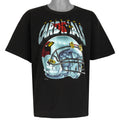 Black Arizona Cardinals NFL T-shirt front with large football helmet graphic by Salem, dated 1994