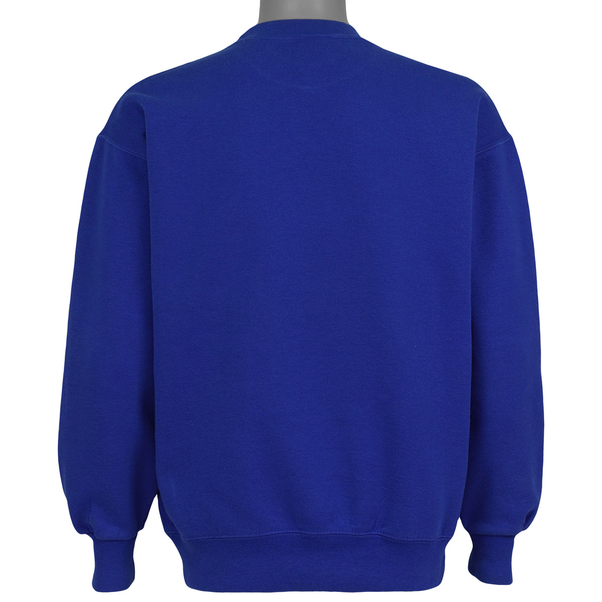 Plain blue back view of the New York Giants Nutmeg sweatshirt